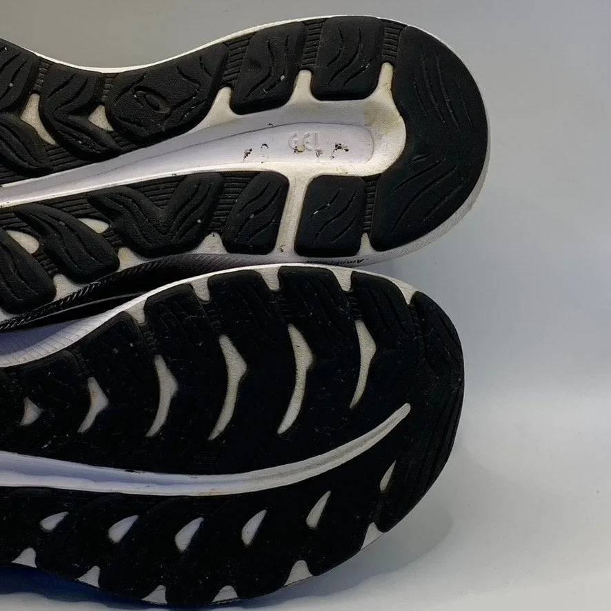 ASICS Women's Black/White Gel-Excite 9 Round-Toe Lace-Up Athletic Sneakers SZ 7