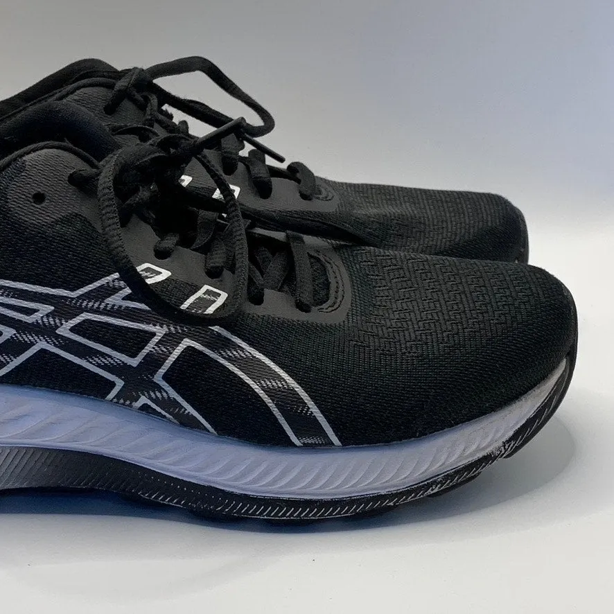 ASICS Women's Black/White Gel-Excite 9 Round-Toe Lace-Up Athletic Sneakers SZ 7