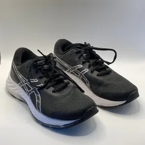 ASICS Women's Black/White Gel-Excite 9 Round-Toe Lace-Up Athletic Sneakers SZ 7