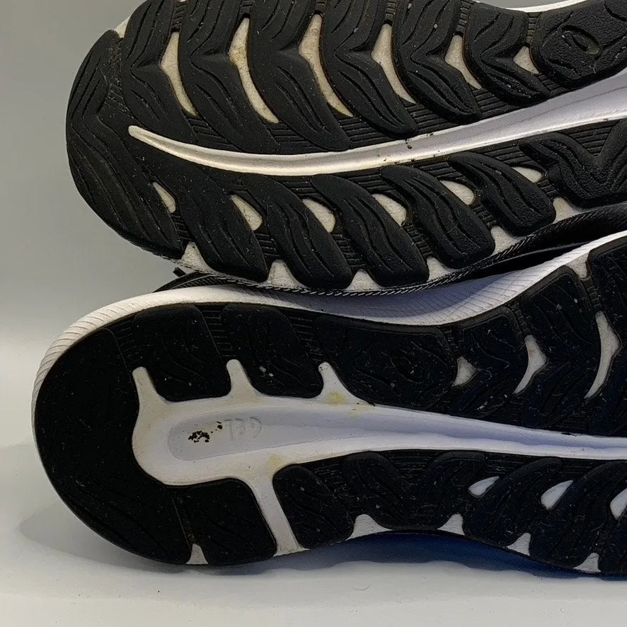 ASICS Women's Black/White Gel-Excite 9 Round-Toe Lace-Up Athletic Sneakers SZ 7