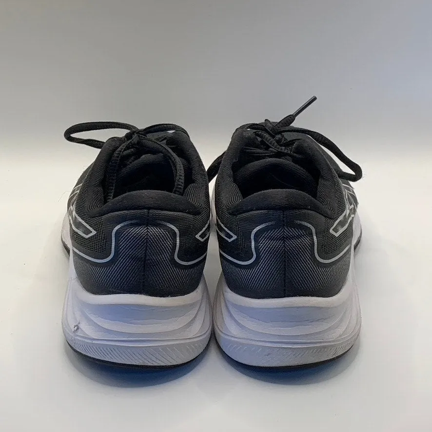 ASICS Women's Black/White Gel-Excite 9 Round-Toe Lace-Up Athletic Sneakers SZ 7