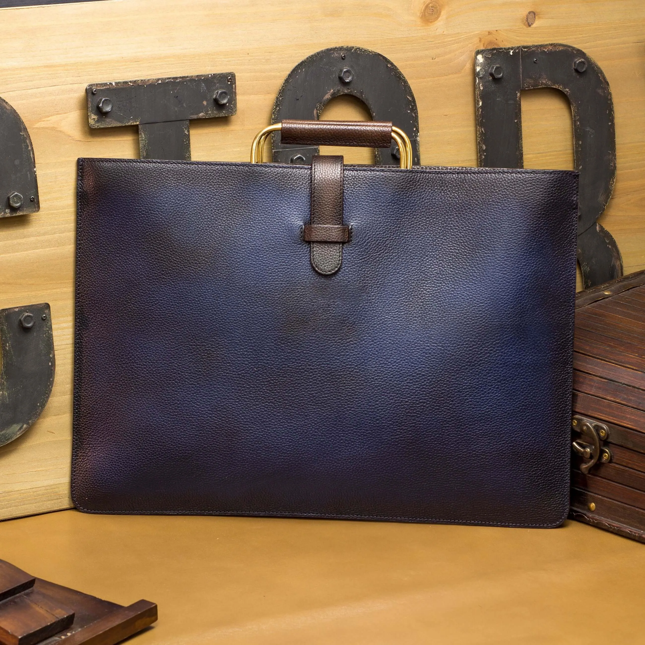 AtA Satchel Patina Bag