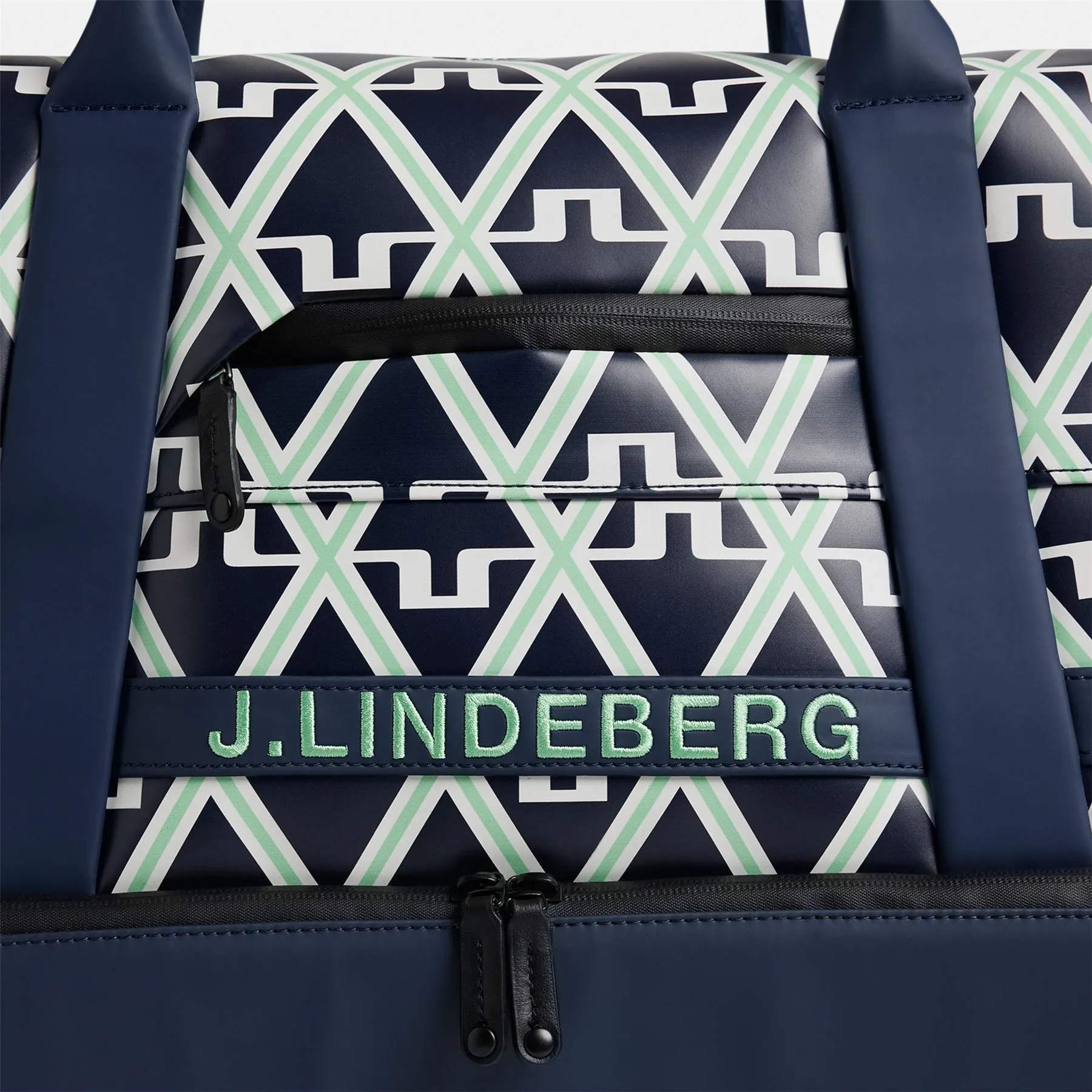 Boston Weekend Printed Bag Geo JL Navy - SS24
