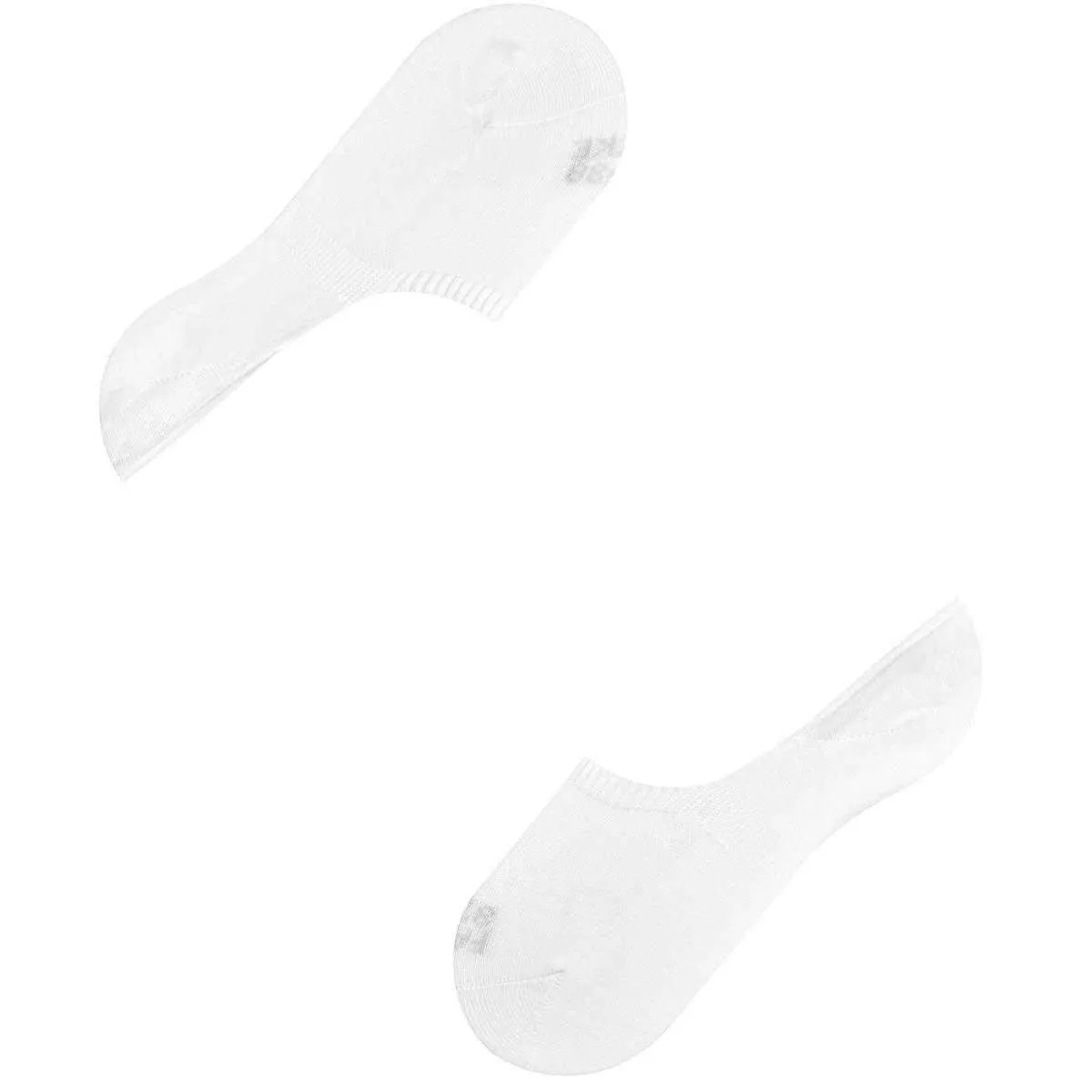 Falke Step High Cut No Show Socks - White