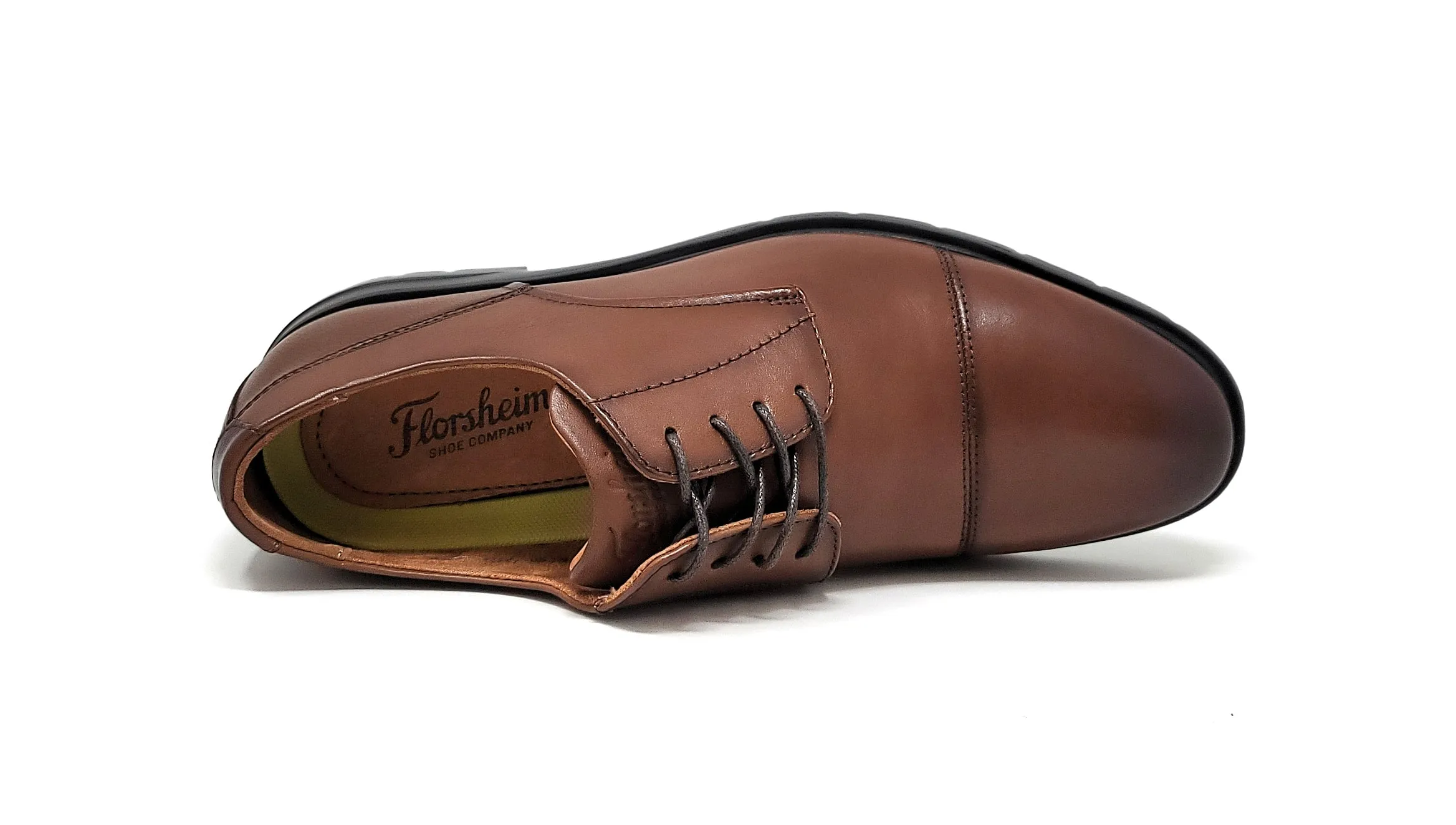 Florsheim Westside Cap Toe Oxford Cognac/Black Wide Men's Shoes
