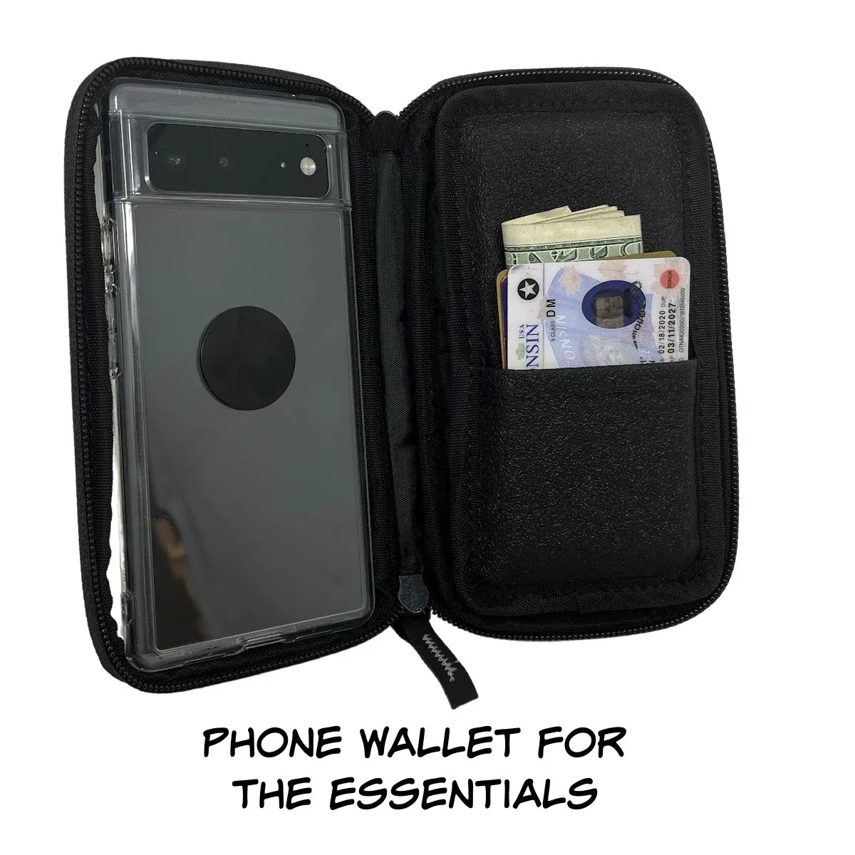 Handy Andy 6 - Slim Phone & Card Bike Wallet