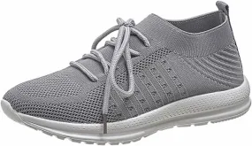 Lausiuoe Running Shoes For Women Arch Support Lightweight Tennis Shoes Non Slip Gym Workout Breathable Walking Sneakers