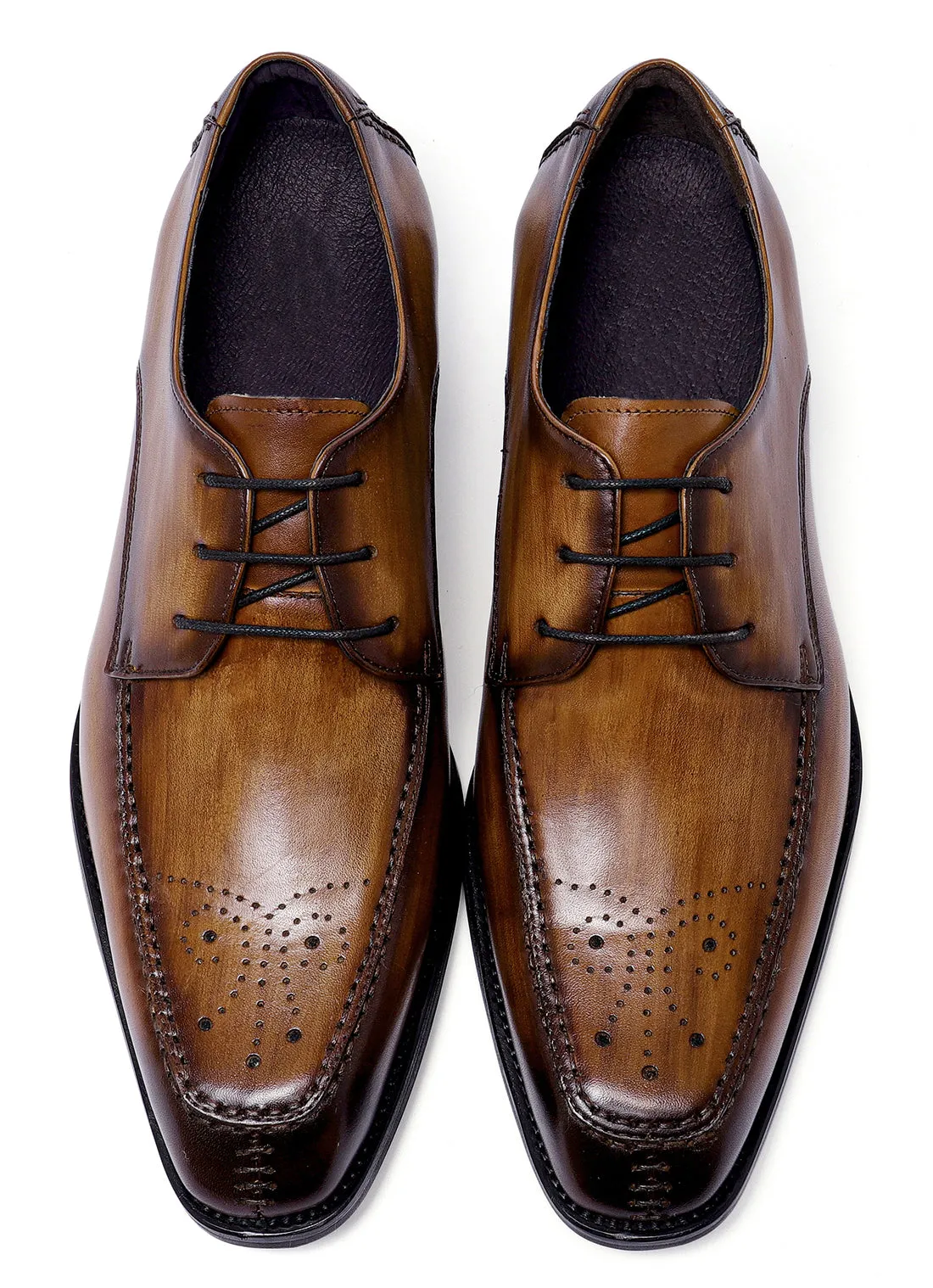 Men's Formal Leather Brogue Derby