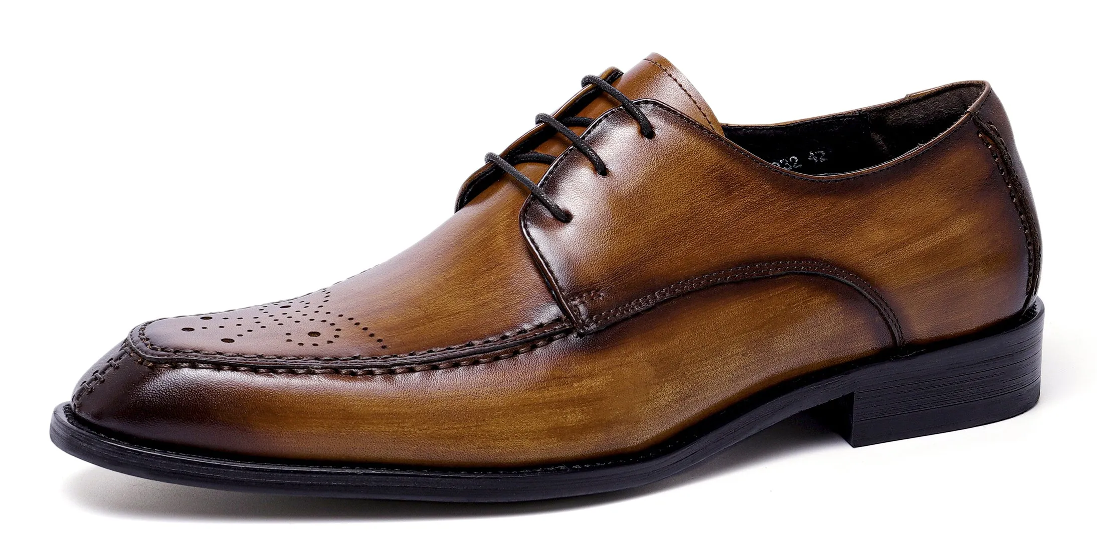 Men's Formal Leather Brogue Derby