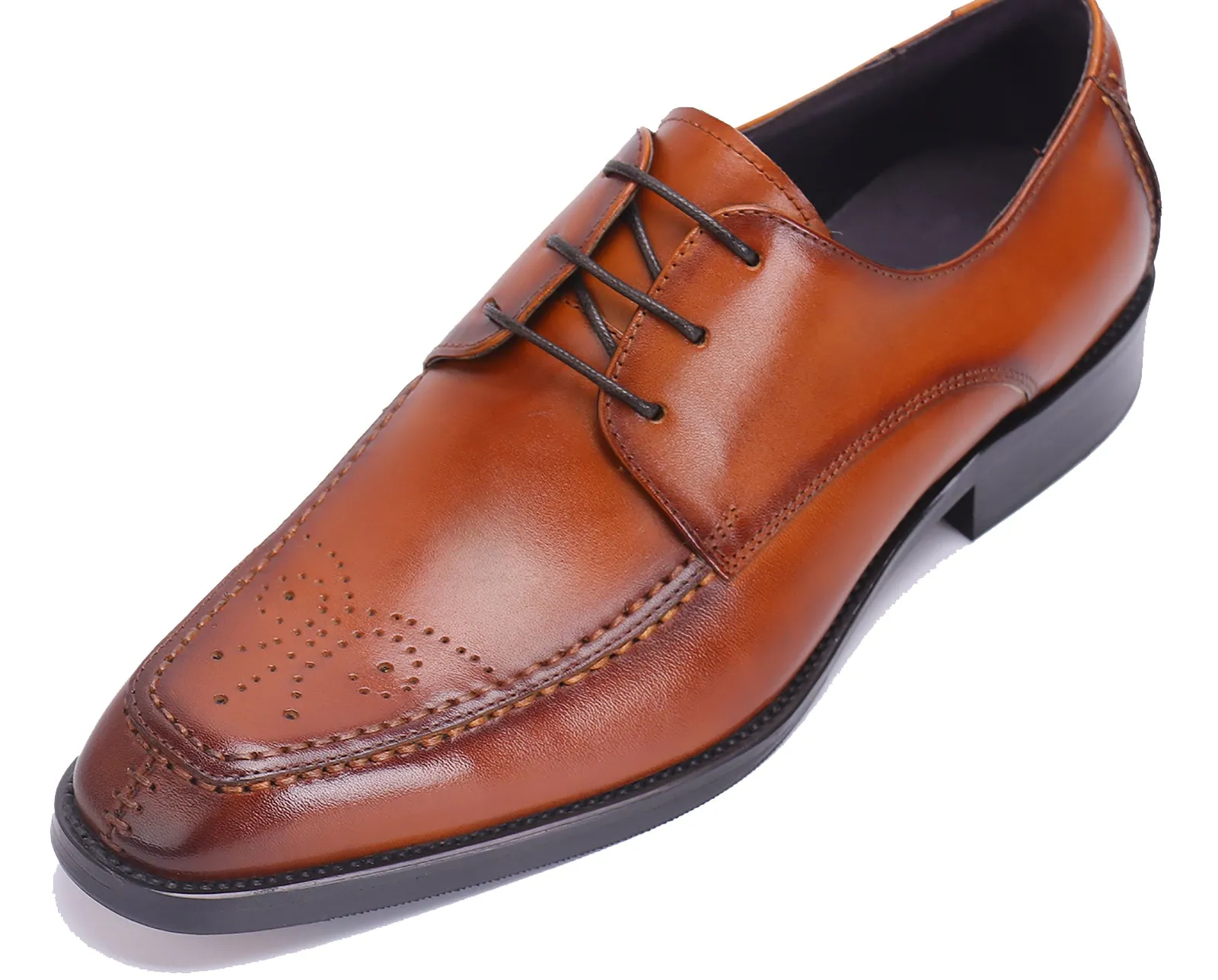 Men's Formal Leather Brogue Derby