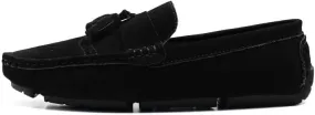 Mens Loafers Penny Loafers with Tassel Suede Vamp Flat Heel Comfortable Anti-Slip Outdoor Slip On