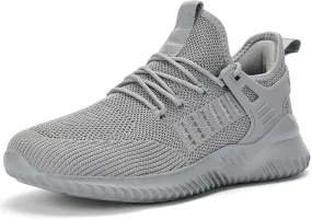 Mens Sneakers Tennis Shoes - Slip on Memory Foam Walking Shoes for Athletic Running Workout Gym Jogging Indoor Outdoor Lightweight Breathable Casual Sneakers