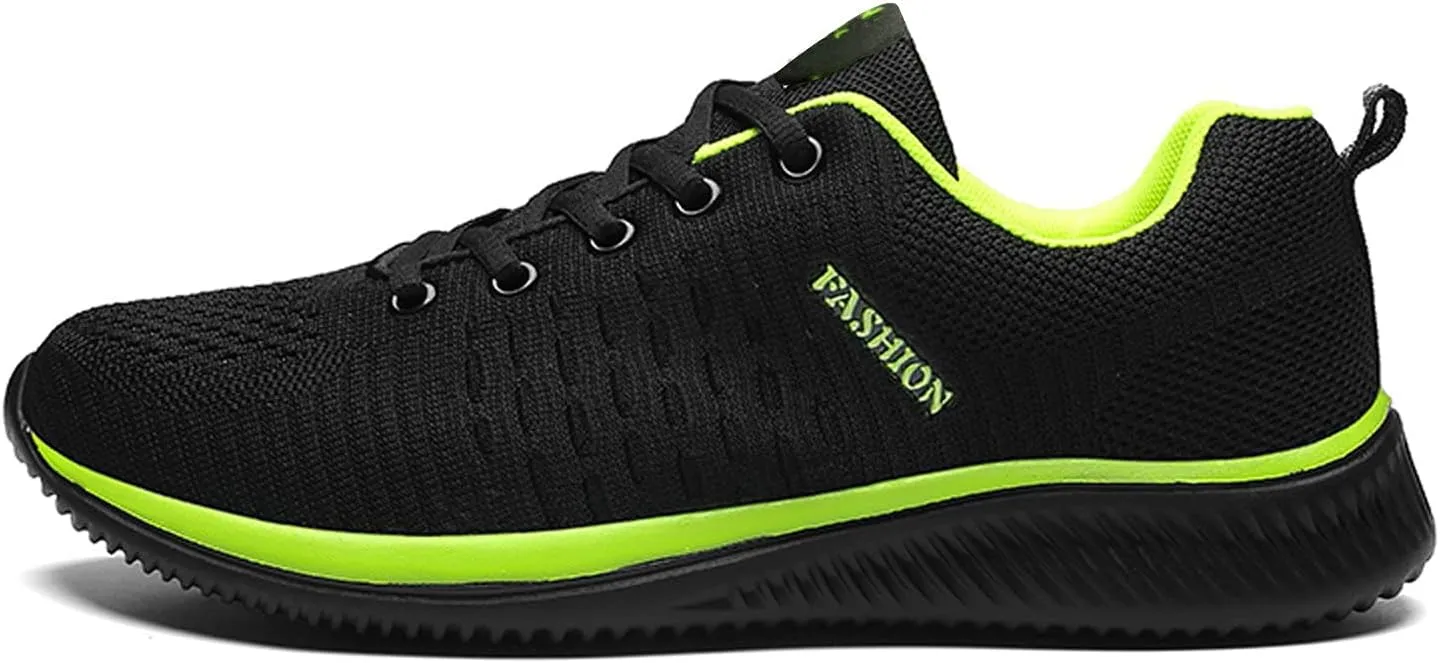 Men's Walking & Running Shoes Lace Up Slip On Cushion Sneaker Comfortable Lightweight Breathable Casual Sneakers