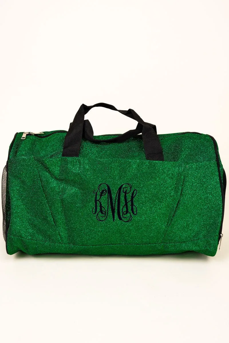 NGIL Green Glitz & Glam Duffle Bag with Shoe Compartment