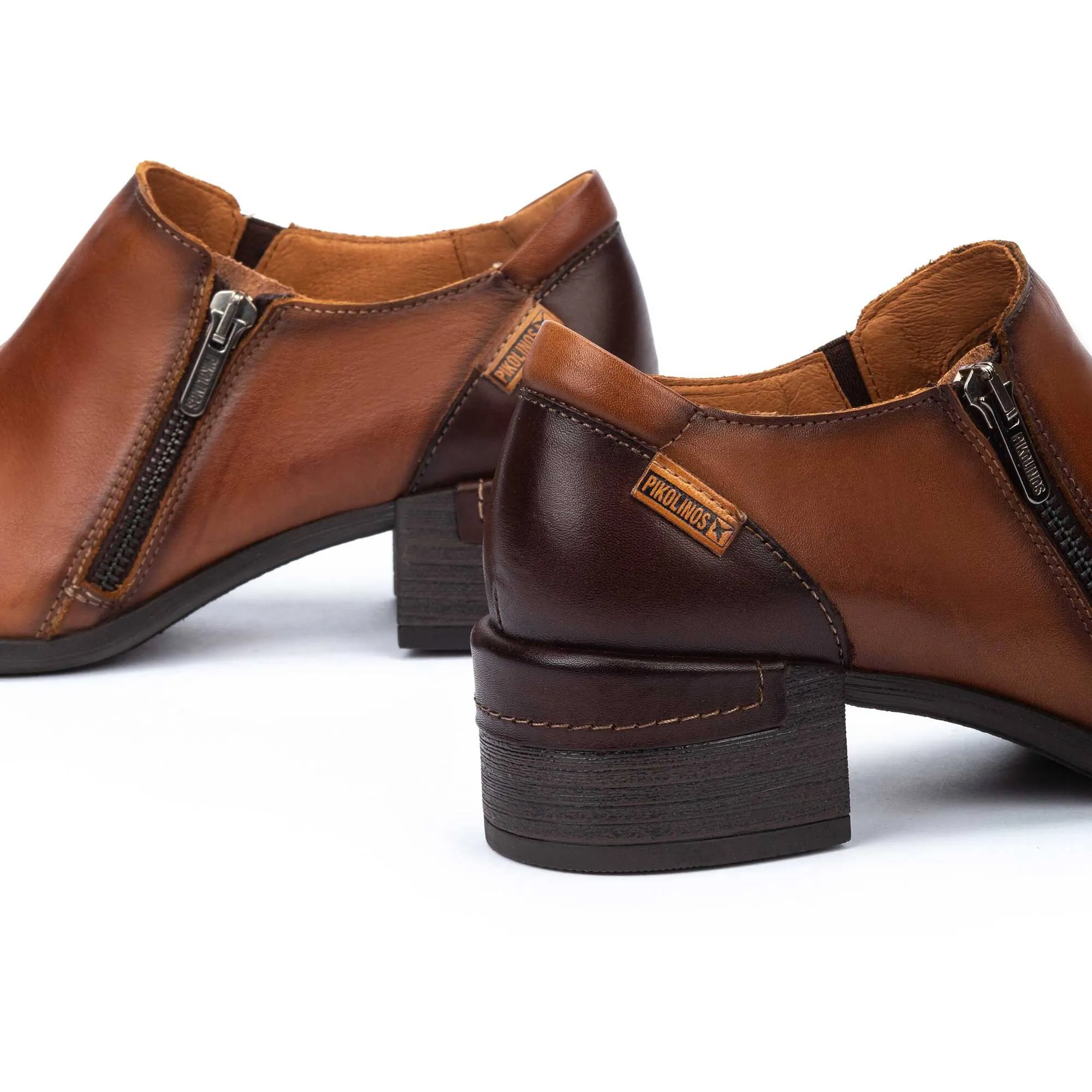 Pikolinos Malaga Womens Stylish Low Heel Leather Shoes