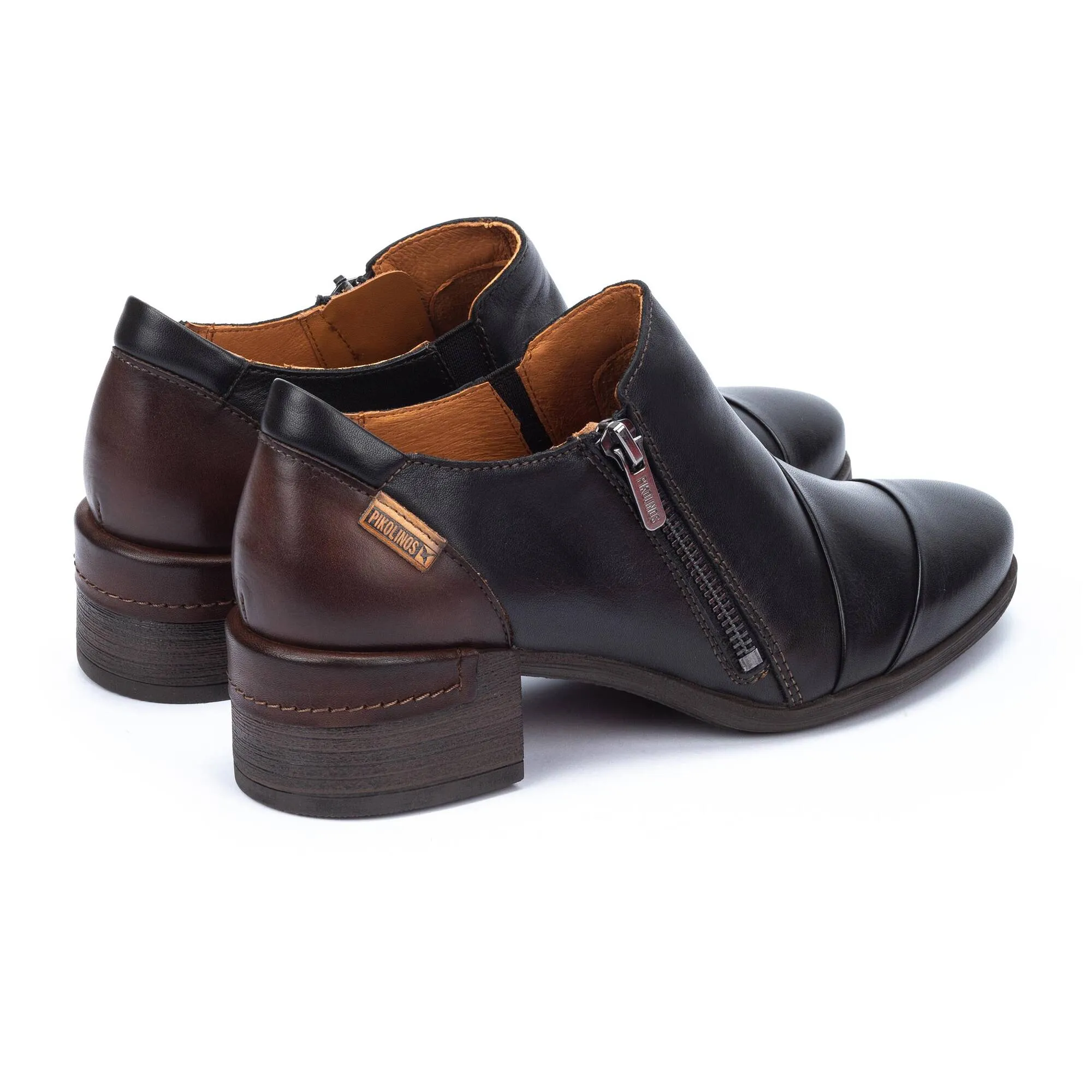 Pikolinos Malaga Womens Stylish Low Heel Leather Shoes