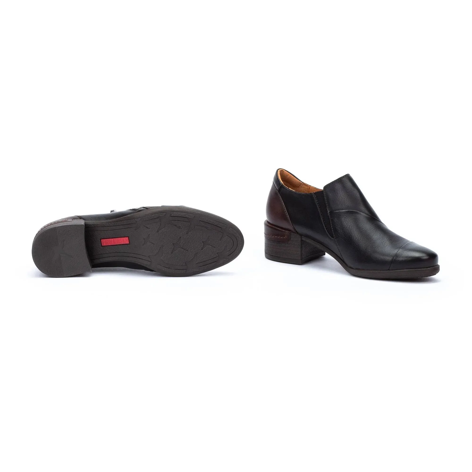 Pikolinos Malaga Womens Stylish Low Heel Leather Shoes