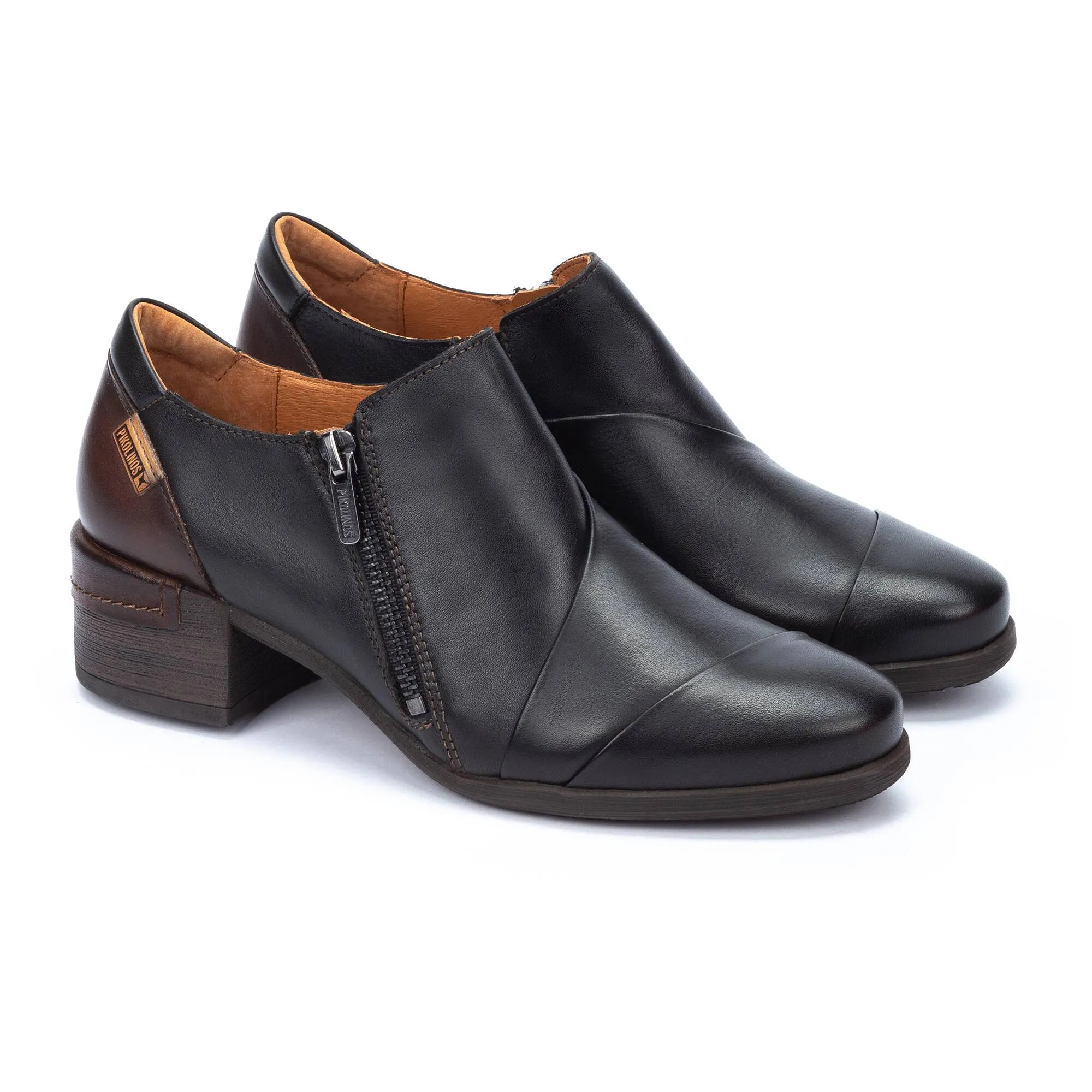 Pikolinos Malaga Womens Stylish Low Heel Leather Shoes