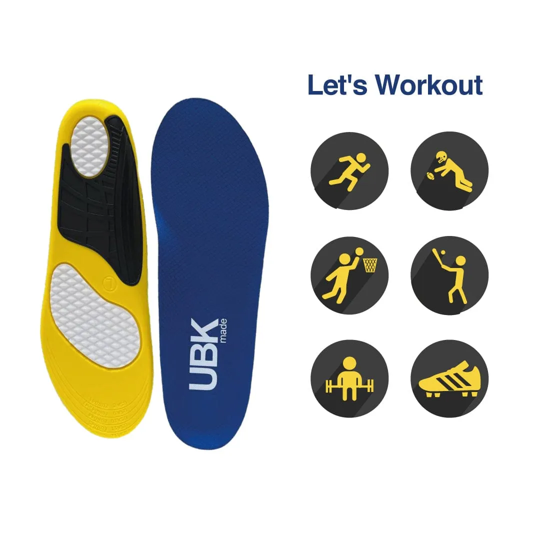 Running Insole for Men & Women, Foot Arch Support, Low Arch Support
