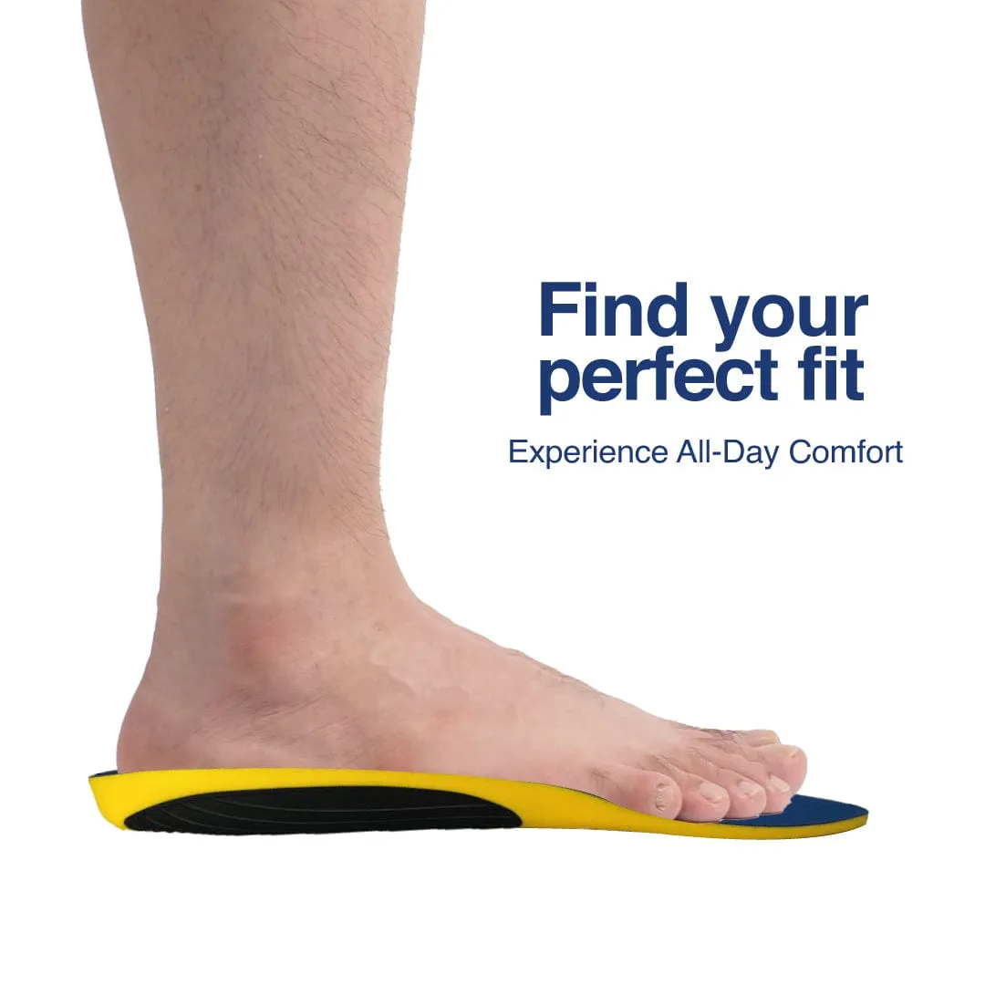 Running Insole for Men & Women, Foot Arch Support, Low Arch Support