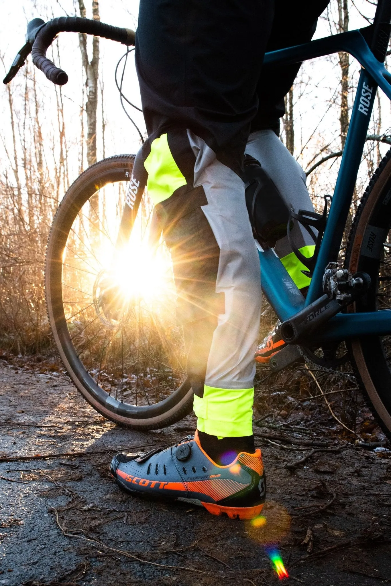 Östkusten Biomotion Ultraviz Cycling Rain Trousers for Men and Women