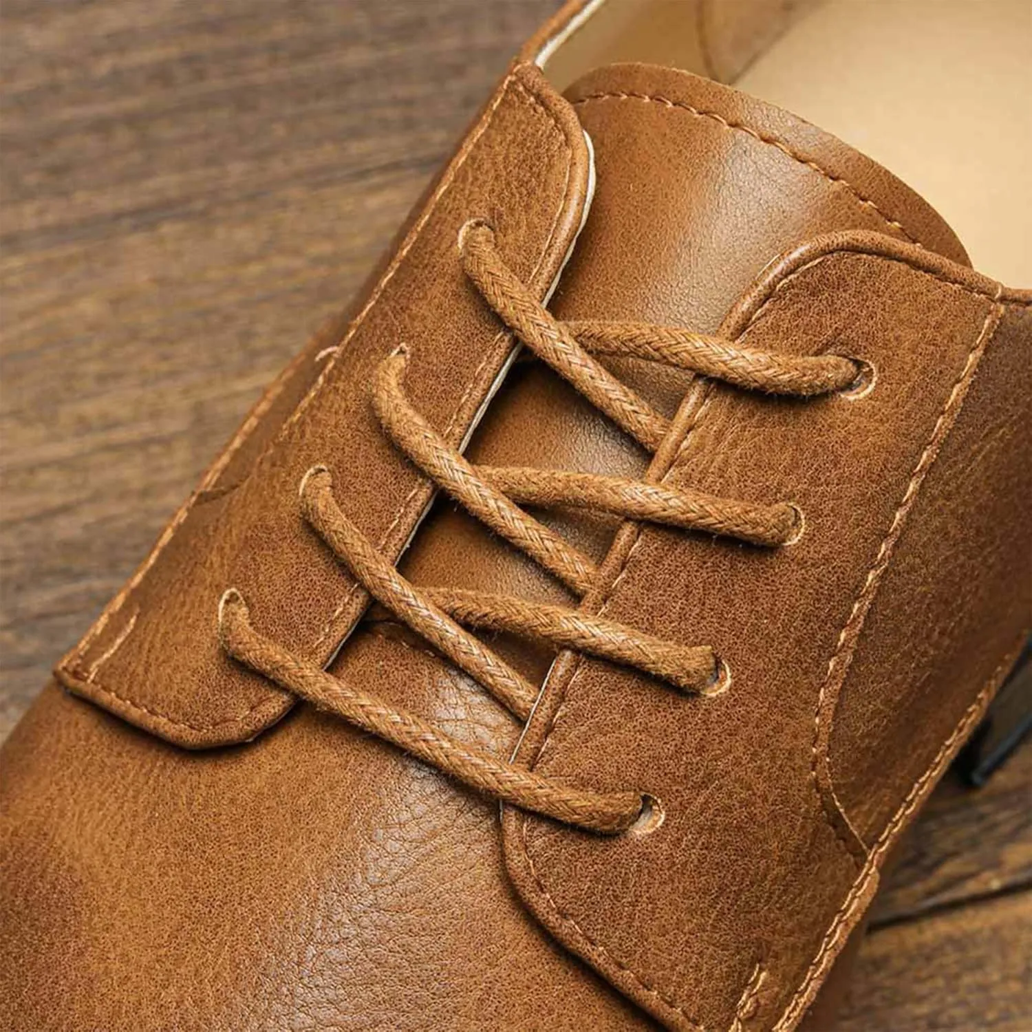 Tanner Shoes Men's Orthopedic Comfort Dress Shoes Casual Business Leather Oxford Derby Loafers Office Walking Work Flats