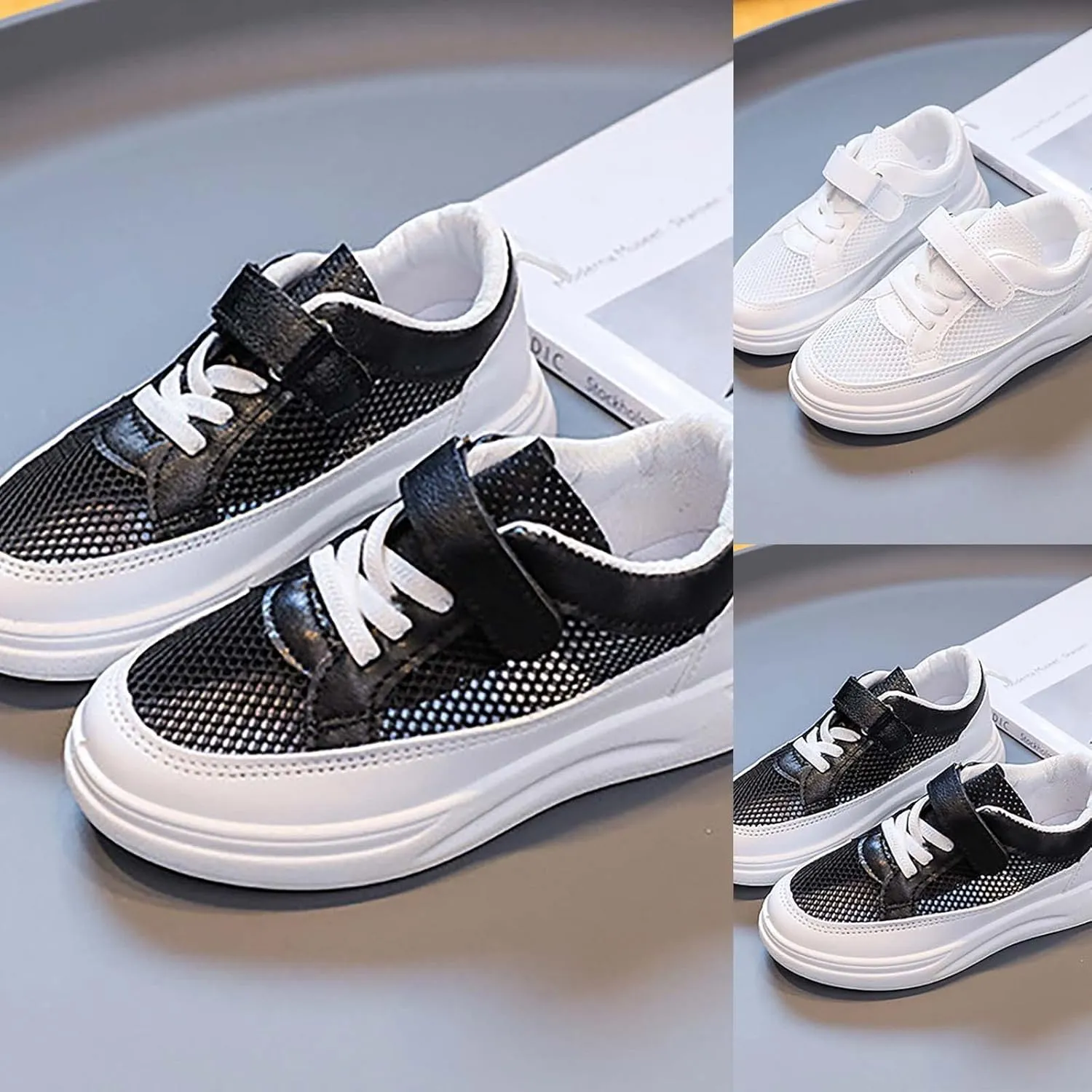 Toddler Little Child Boys' Sneakers Kindergarten Girls' Board Shoes Breathable Shoes Sports Sandals Toddler Shoe Size 11