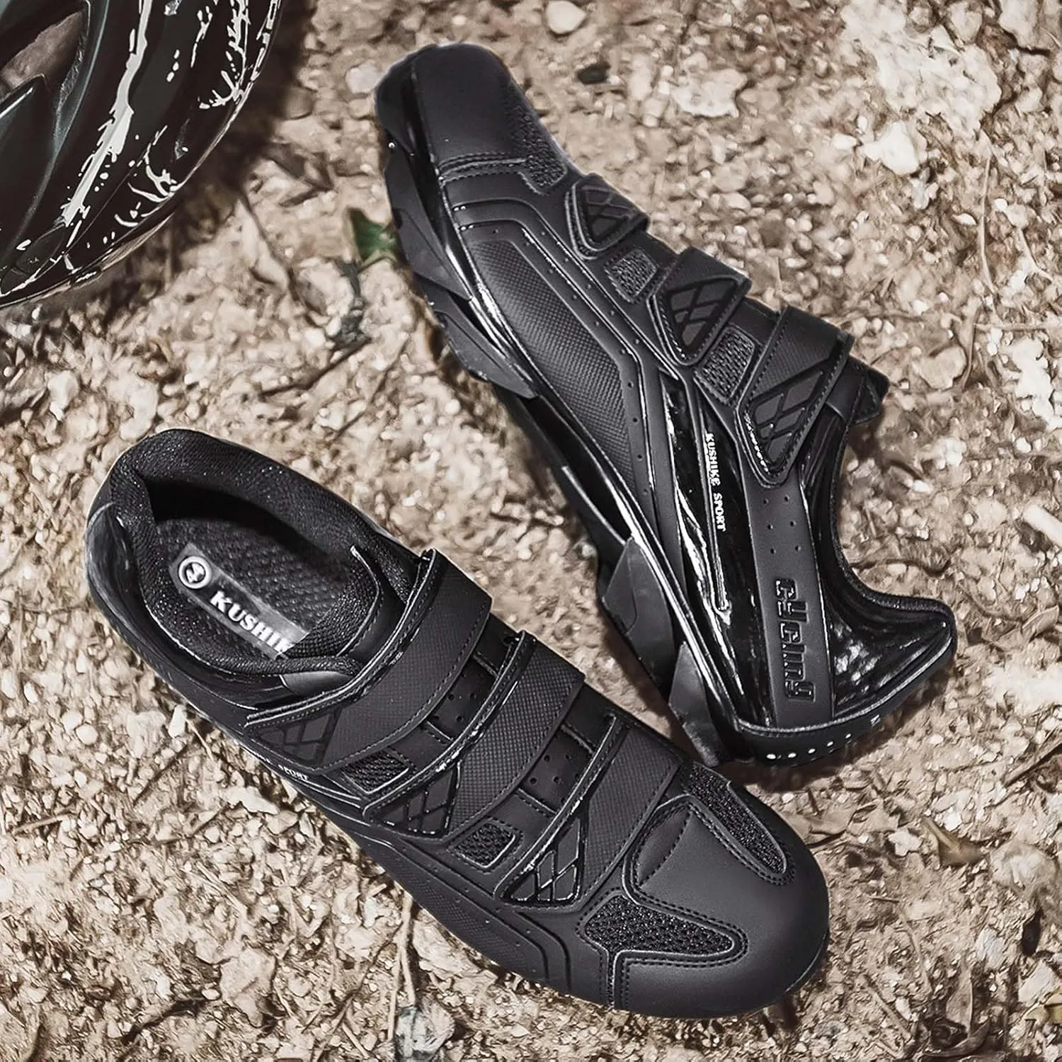 Unisex Cycling Shoes Compatible with pelaton Indoor Road Bike Shoes Mountain Bike Shoes for Men and Women Delta Cleats Clip Outdoor Pedal Bicycle Shoes MTB Shoes for Men