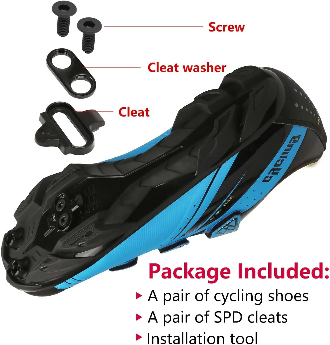 Unisex Cycling Shoes Compatible with pelaton Indoor Road Bike Shoes Mountain Bike Shoes for Men and Women Delta Cleats Clip Outdoor Pedal Bicycle Shoes MTB Shoes for Men