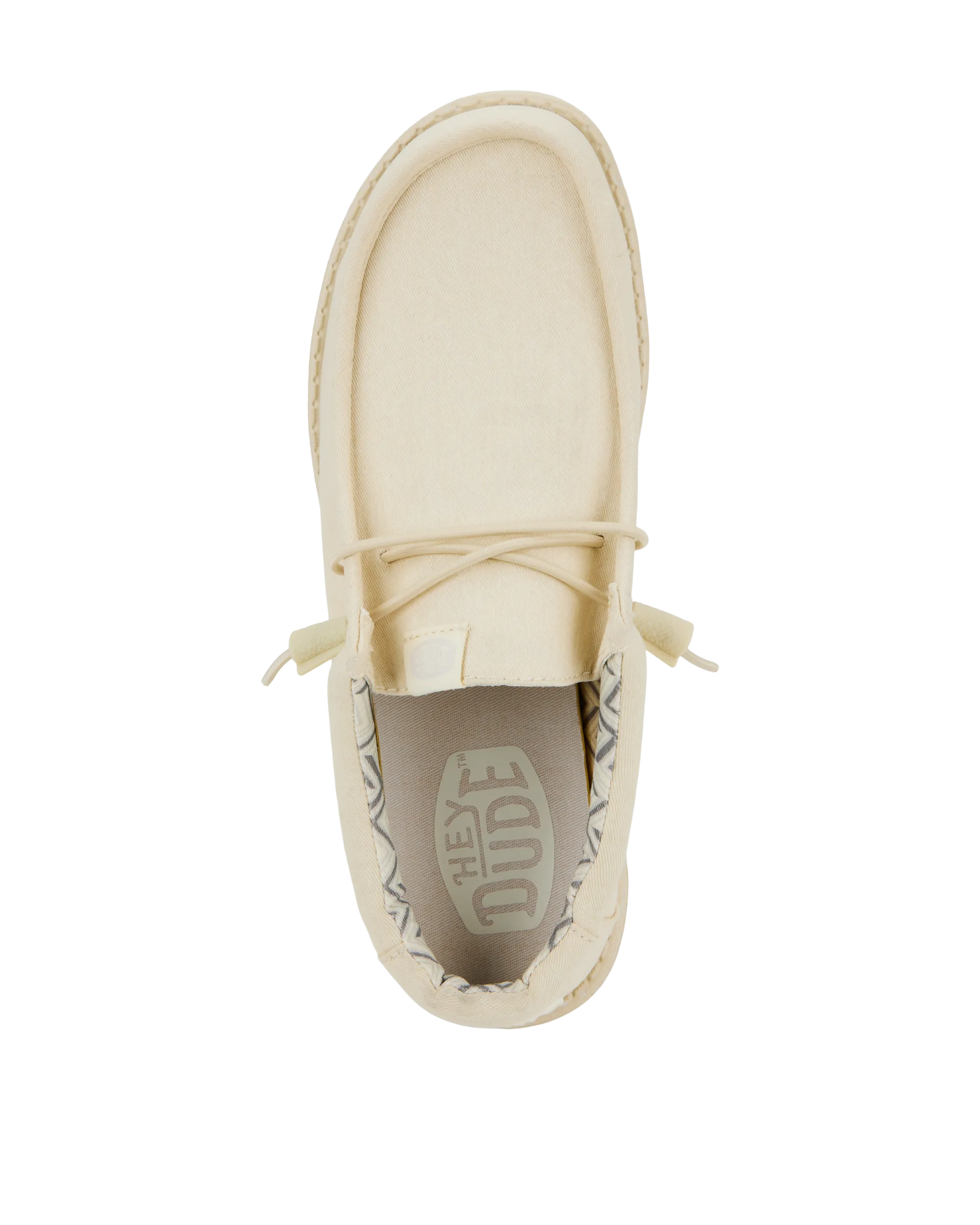 Wally Canvas Shoes in Stone White