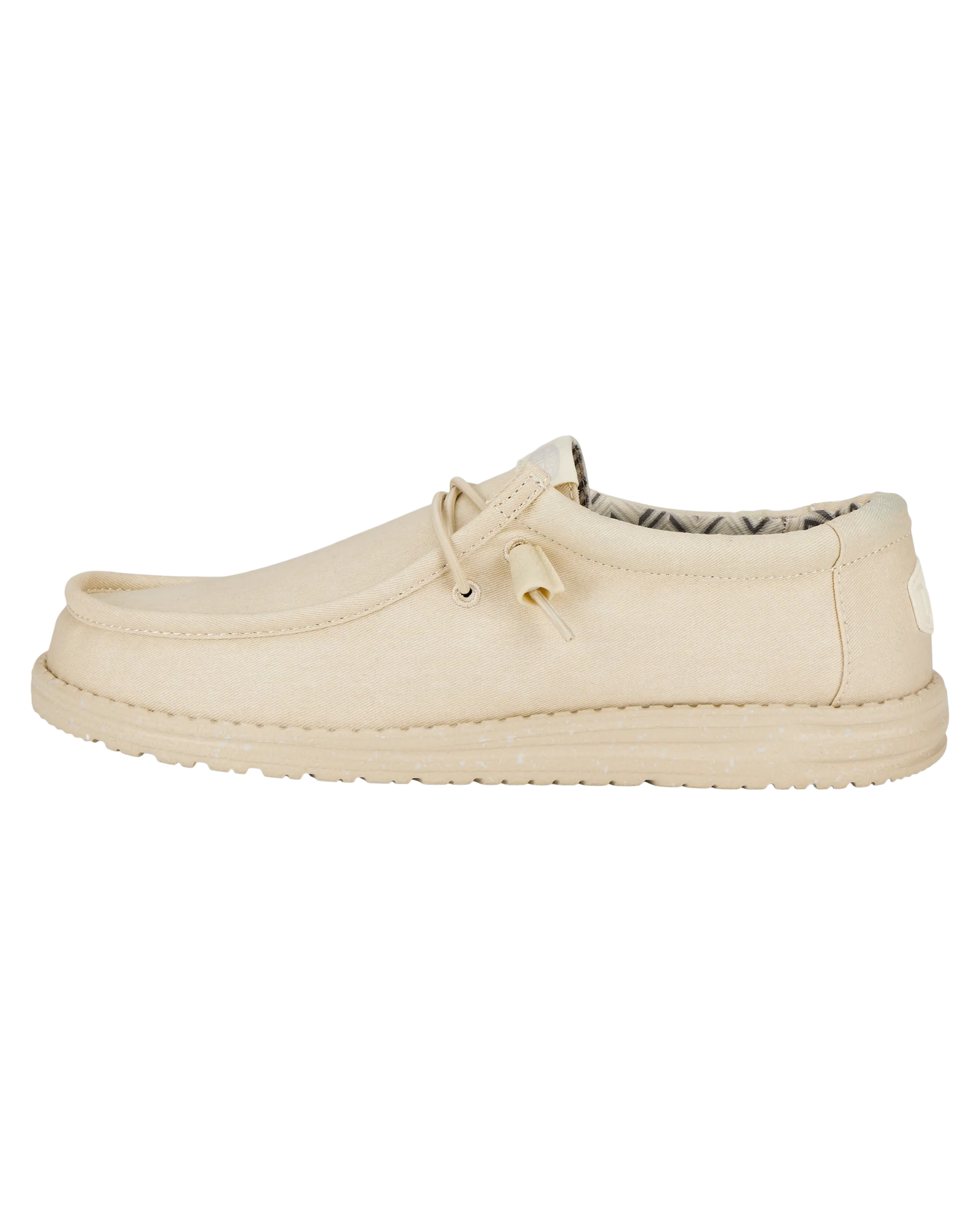 Wally Canvas Shoes in Stone White