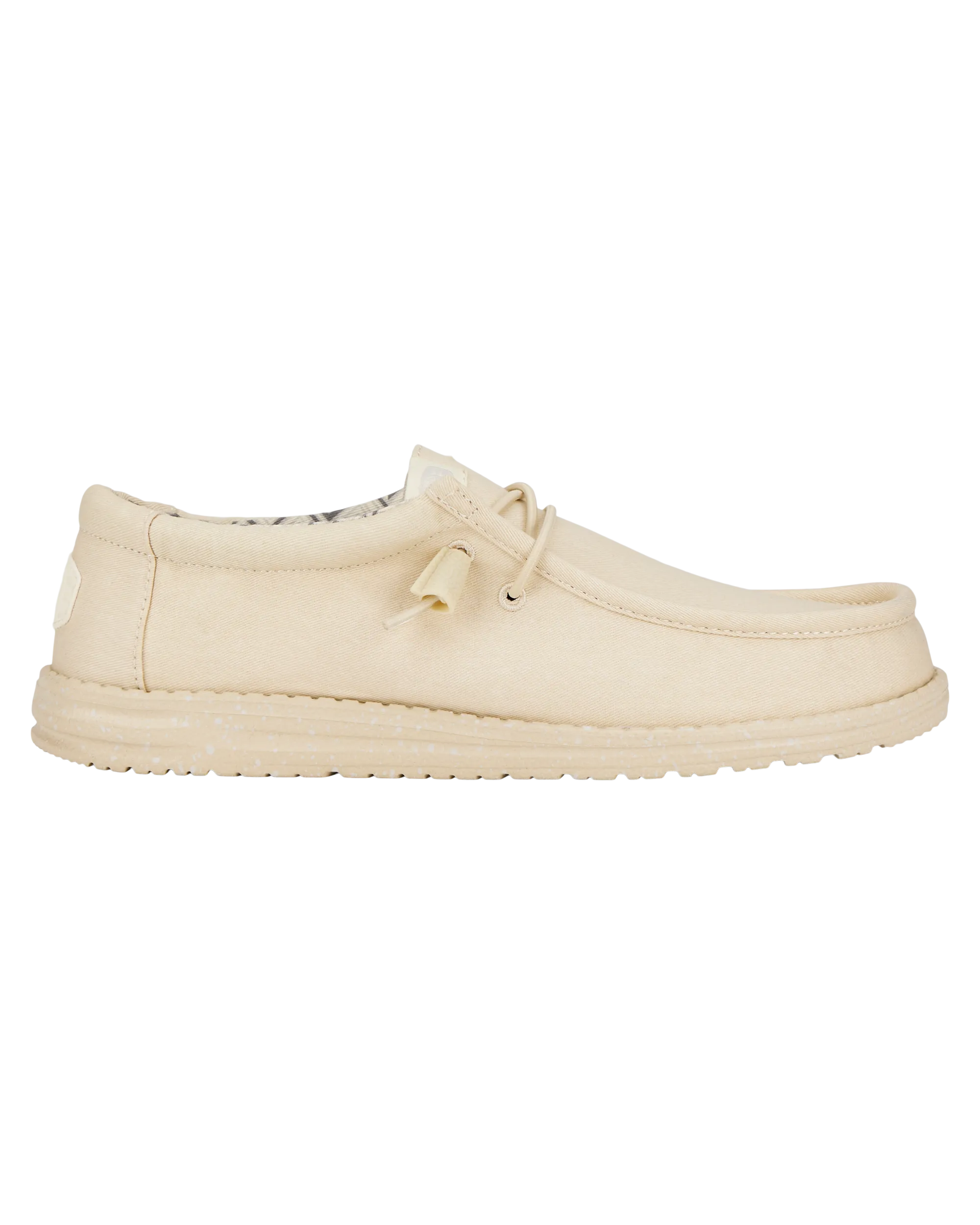 Wally Canvas Shoes in Stone White