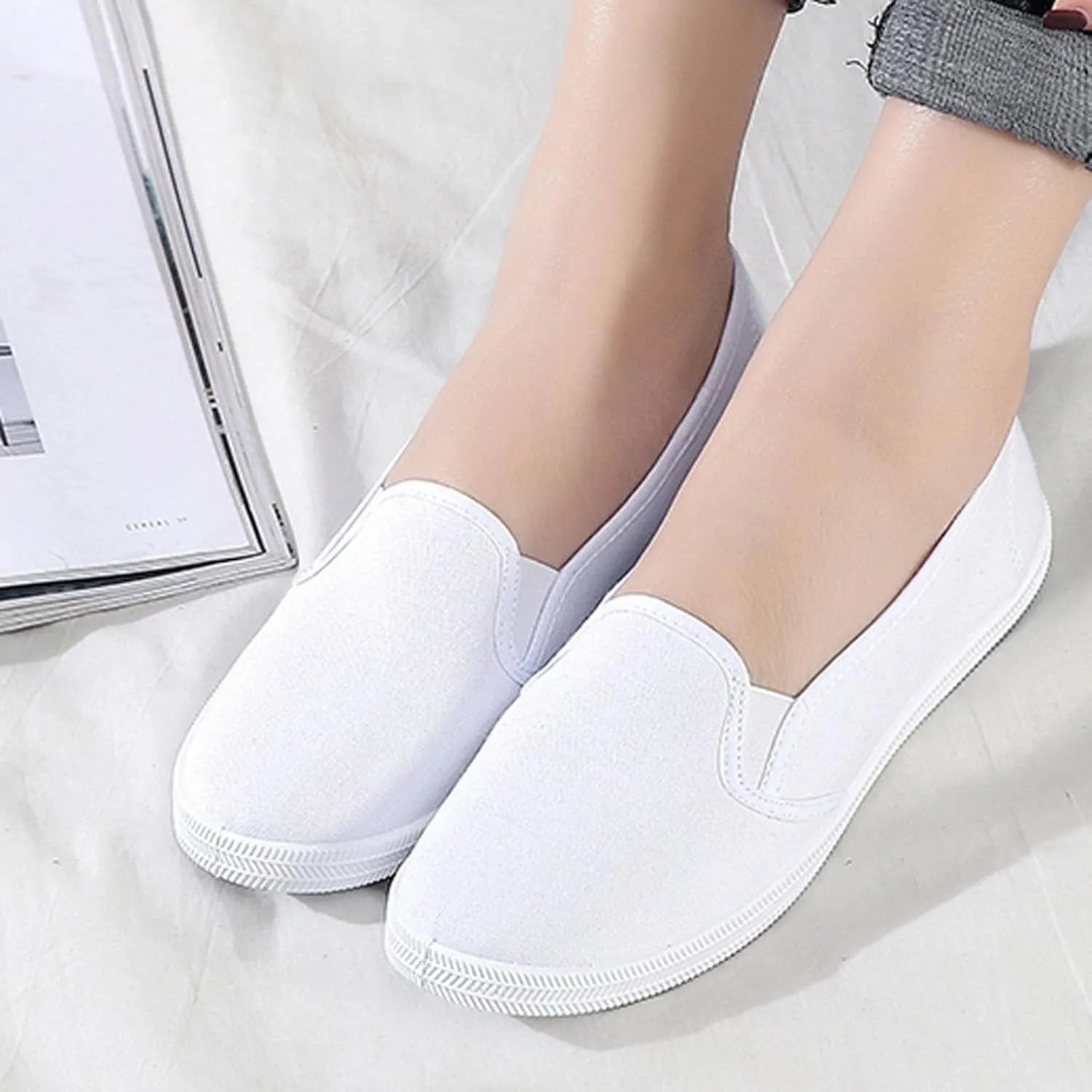 Women Orthopedic Sneakers Platform Wedge Sneakers Slip On Breathable Lightweight Fashion Sneakers Loafers Walking Shoes