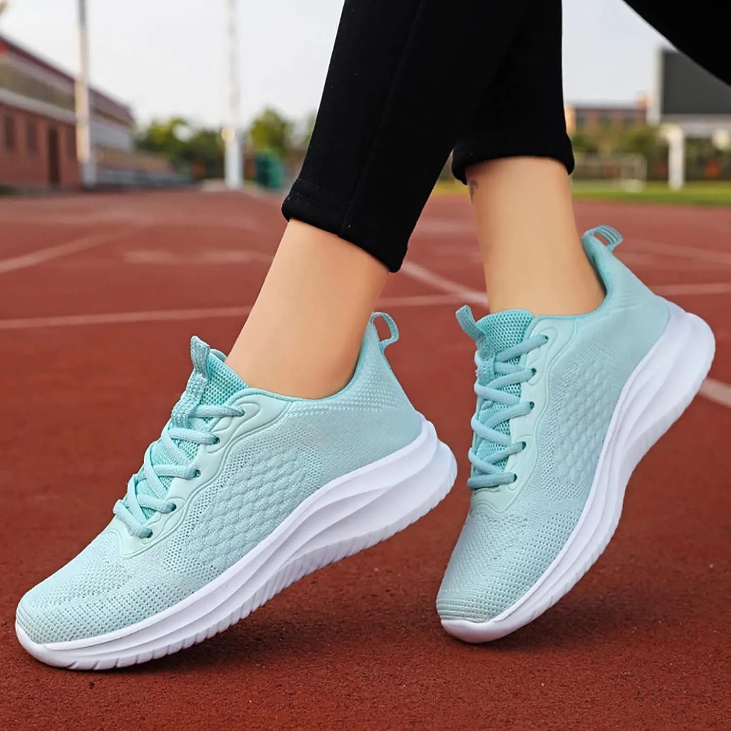Women Running Shoes Womens Walking Shoes Breathable Lightweight Tennis Shoes Casual Non Slip Workout Sneakers