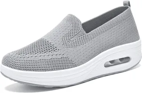 Women's Breathable Orthopedic Air Cushion Sneakers for Comfortable Casual Walking Shoes