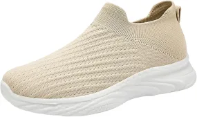 Women's Lace Up Walking Shoes Breathable Lightweight Sport Casual Ladies Girls Fashion Platform Sneakers