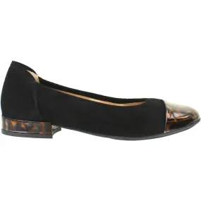 Women's Sabrinas Kyoto 77002 Black Suede/Brown Tortoise