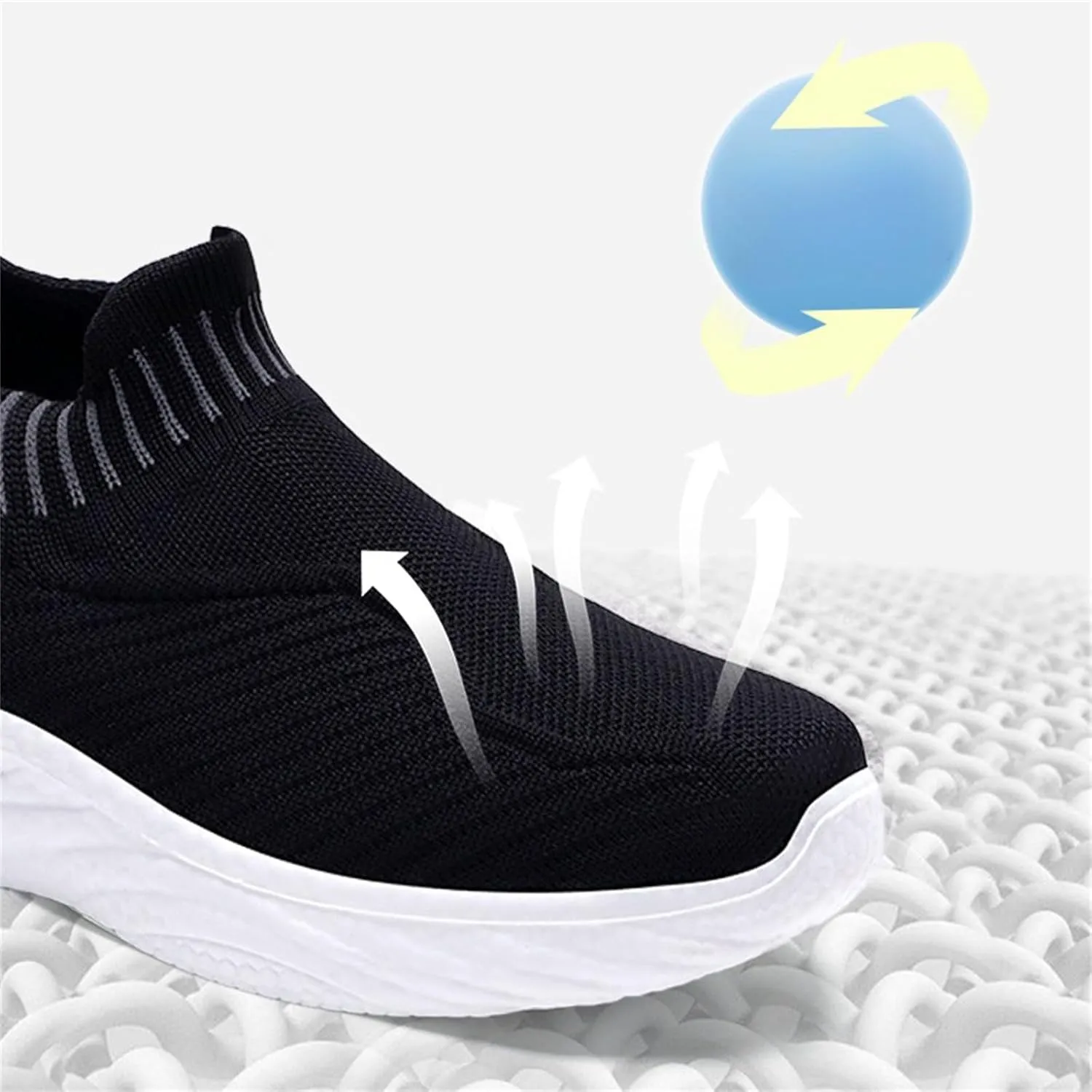Womens Sneakers Air Cushion Running Shoes Comfortable Tennis Walking Shoes Mesh Breathable Gym Work Lightweight Athletic Sneakers