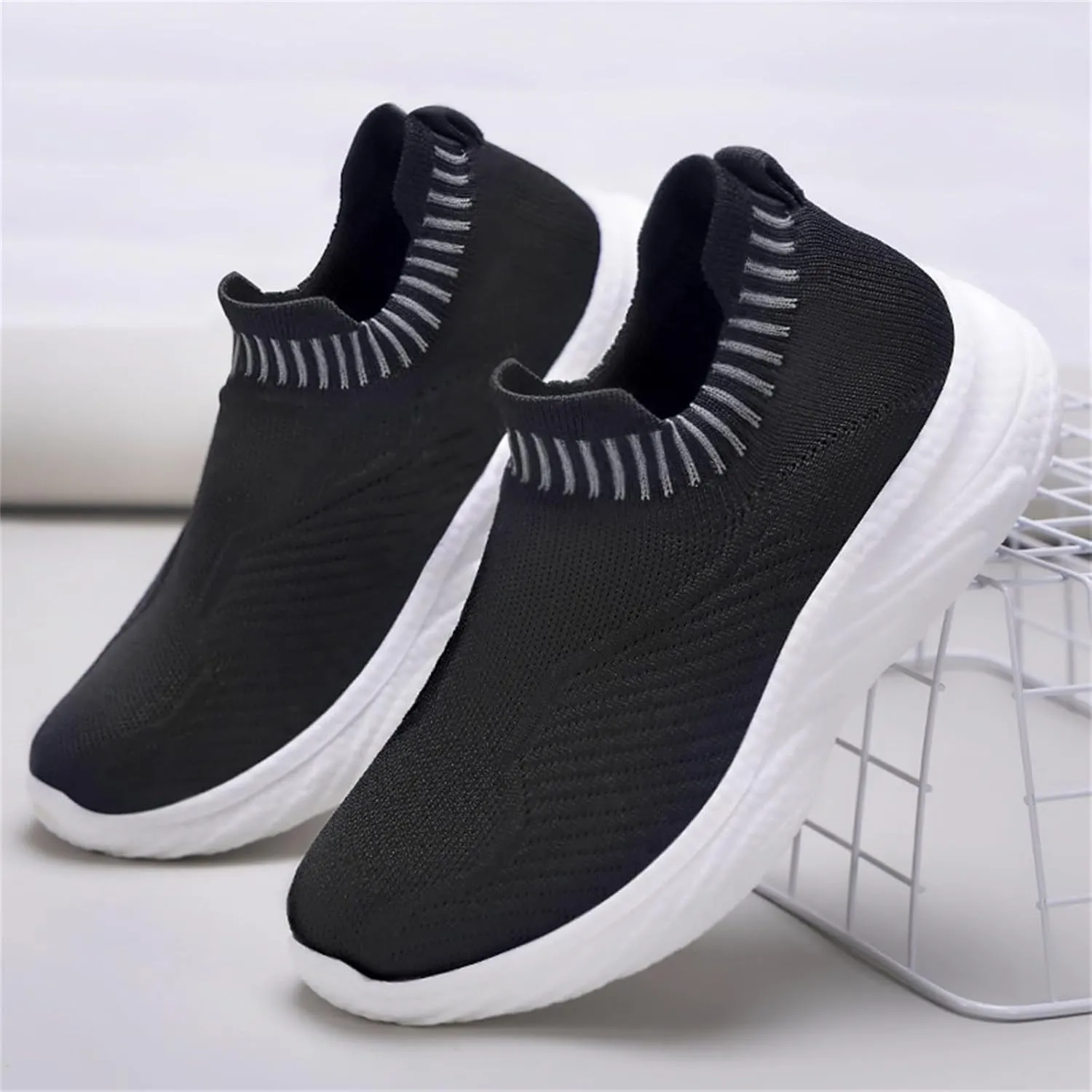 Womens Sneakers Air Cushion Running Shoes Comfortable Tennis Walking Shoes Mesh Breathable Gym Work Lightweight Athletic Sneakers