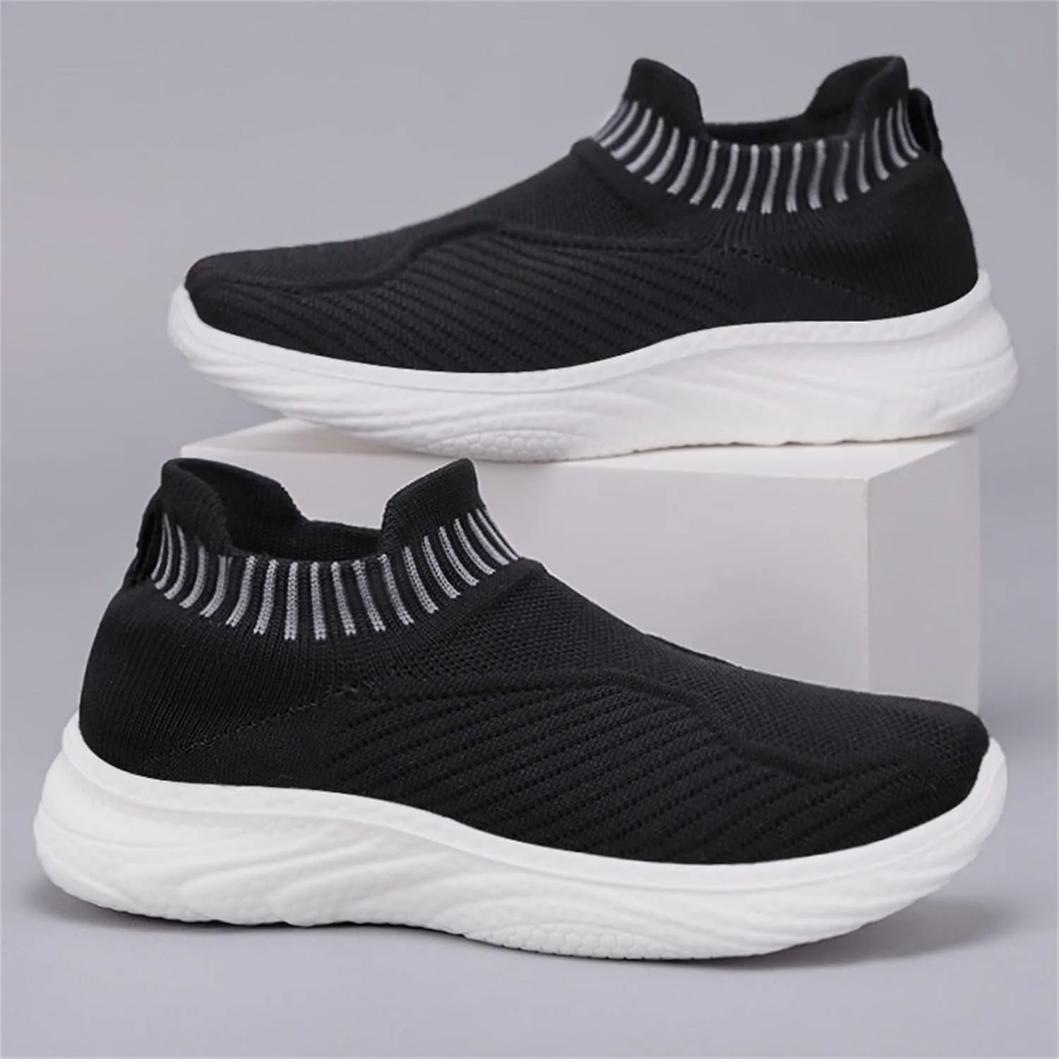 Womens Sneakers Air Cushion Running Shoes Comfortable Tennis Walking Shoes Mesh Breathable Gym Work Lightweight Athletic Sneakers
